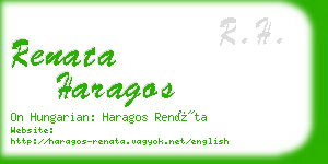 renata haragos business card